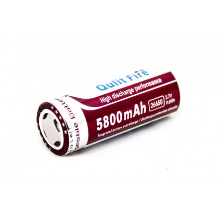 Аккумулятор Qulit Fire 26650 5800mAh оптом