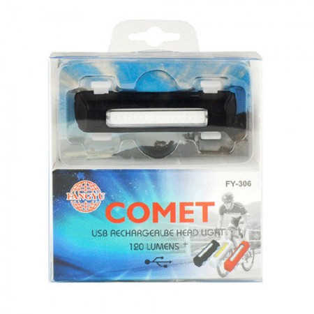 Фонарь велосипедный FY-306-3COB, blue+white+red оптом