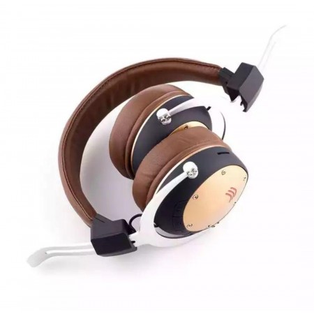 Наушники Bluetooth над ухом Стерео гарнитура мягкие кожаные