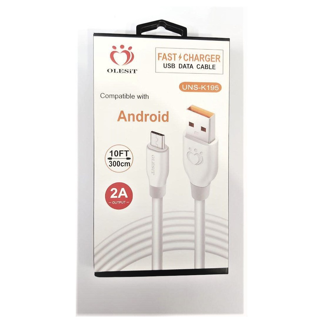 300cm fast charger usb data cable uns-k195 оптом
