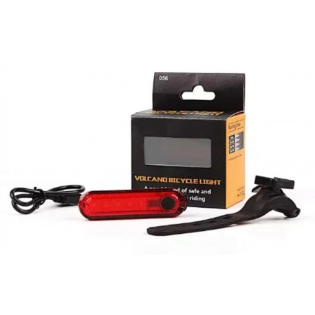 Велоcипедный габарит фонарь 056 на Cob диоде, USB зарядка 50