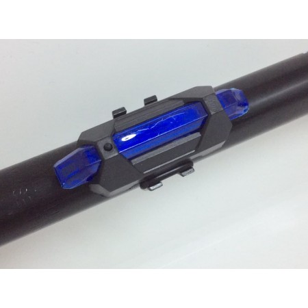 Фонарь задний BS-216, аккум. Li-ion, micro USB,синий оптом
