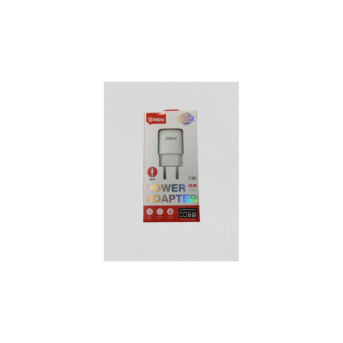 Сетевое зарядное устройство inkax CD-95 1USB 1.2A айфон оптом