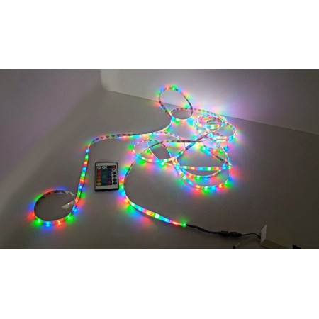 Светодиодная Лента LED 5м RGB с пультом и блоком питания оптом