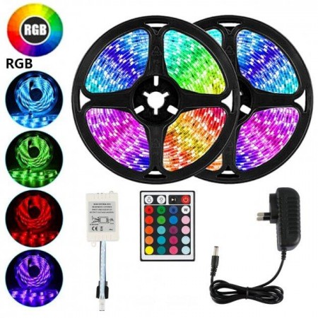 Светодиодная Лента LED 5м RGB с пультом и блоком питания оптом