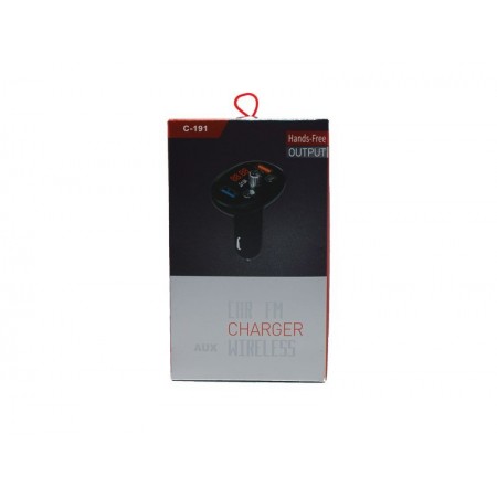 FM Модулятор C-191 Bluetooth black оптом