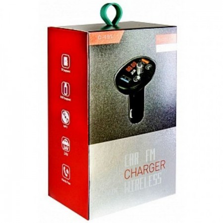 FM Модулятор C-191 Bluetooth black оптом