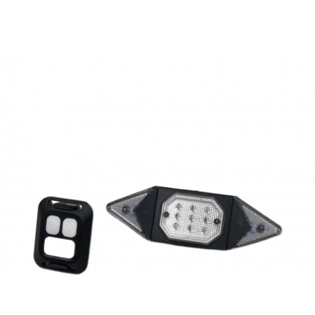 Велосипедный фонарь задний 6700 с пультом на руль оптом
