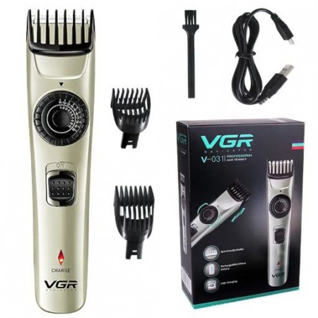 Беспроводная машинка для стрижки VGR V-031 с регулировкой длины