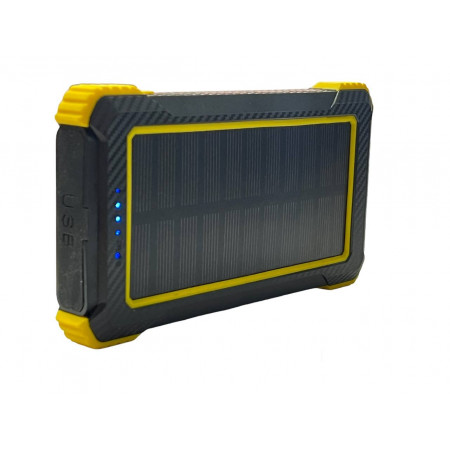Внешний аккумулятор Power Bank 10000 mAh на солнечной батарее