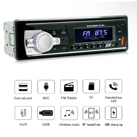 Автомагнитола JSD-521 BT-2USB 7 COLOUR оптом