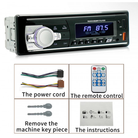 Автомагнитола JSD-521 BT-2USB 7 COLOUR оптом