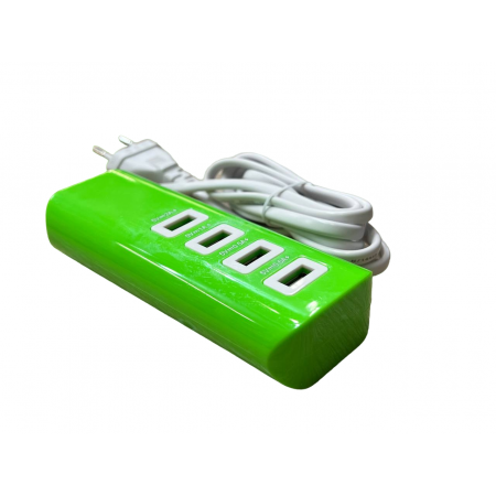 Зарядное устройство адаптер USB 4 оптом