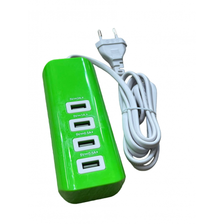 Зарядное устройство адаптер USB 4 оптом