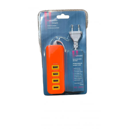 Зарядное устройство адаптер USB 4 оптом