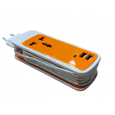 Универсальное сетевое устройство с двумя USB-выходами Адапттер