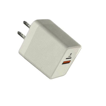 Адаптер заряджання 220V Fast Charge 18W PD USB та Type C