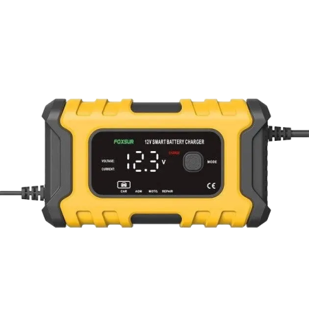 Зарядное устройство для автомобильного аккумулятора Foxsur 12V