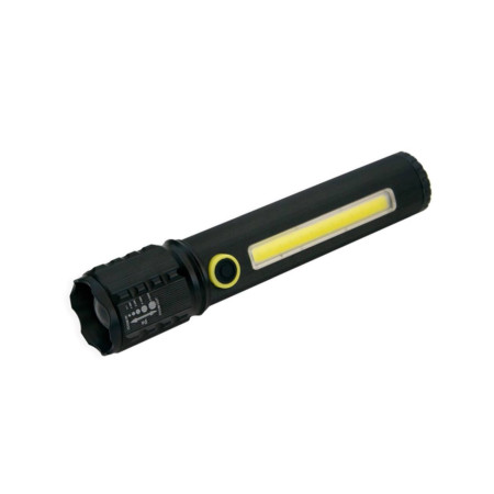Мощный LED фонарь BL-504 COB фонарик ручной с USB зарядкой