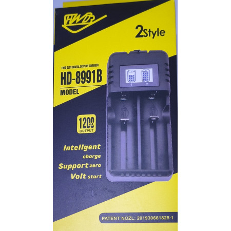 Зарядное устройство 18650 HD-8991B-USB для аккумуляторов оптом