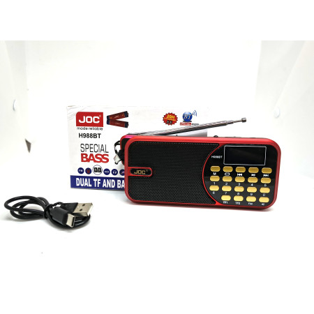 Портативний радіоприймач Joc H988BT оптом