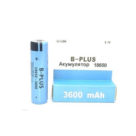 Акумулятор B+plus 18650 3600 із захистом від перезарядки оптом