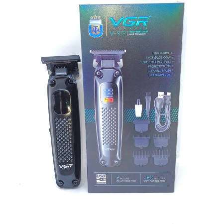 Акумуляторна машинка триммер VGR V-972 PRO Чорний оптом