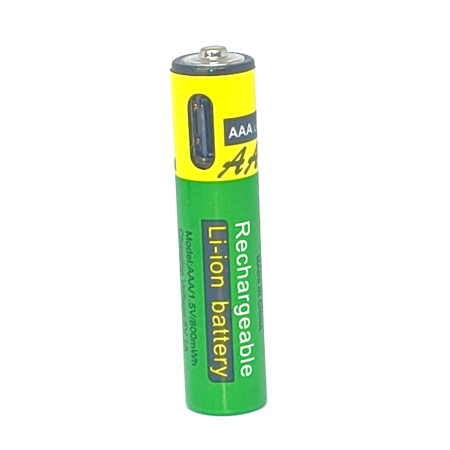акумулятор AAA-mini-1.5 v 800-Mah з TYPE-_C зарядкою цена за
