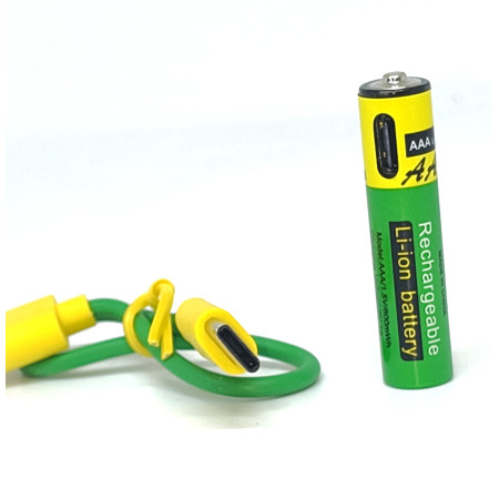 акумулятор AAA-mini-1.5 v 800-Mah з TYPE-_C зарядкою цена за
