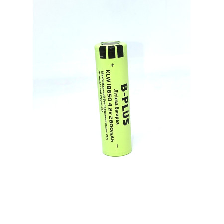 Акумулятор B+plus 18650 4.2V 2800 mAh Li-ion 25 ампер оптом
