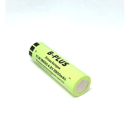 Акумулятор B+plus 18650 4.2V 2800 mAh Li-ion 25 ампер оптом